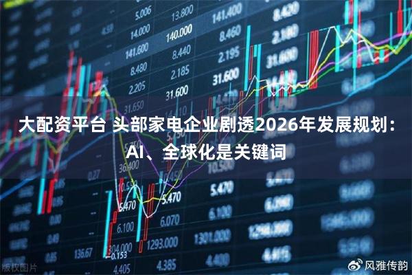大配资平台 头部家电企业剧透2026年发展规划：AI、全球化是关键词